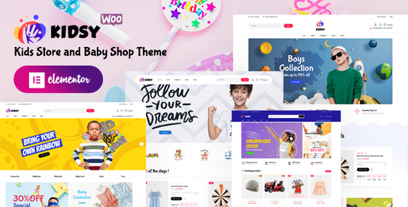 Kidsy – Kids Store and Baby Shop WooCommerce Theme