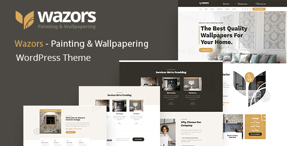 Wazors - Painting & Wallpapering WordPress Theme