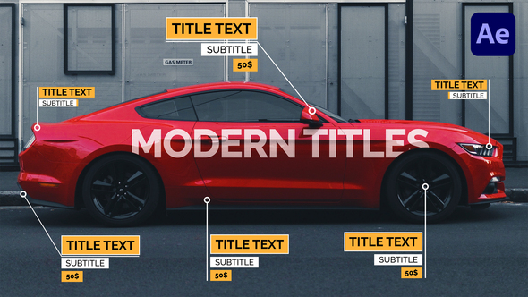 Modern Titles Package | Call Outs