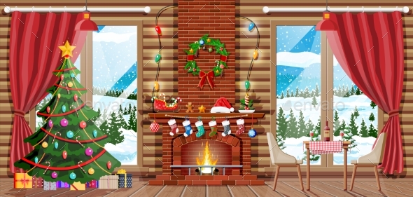Christmas Greeting Card Background