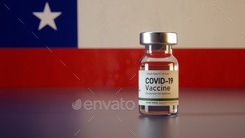 Corona Vaccine / Covid Vaccine Ampule / Vaccination in Chile Flag / Photodune, Misc