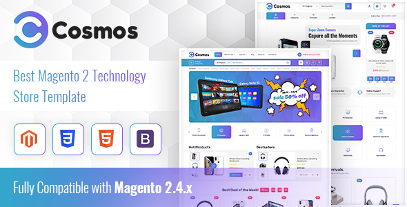 Cosmos - Hitech Store Magento 2 Theme / Themeforest