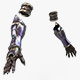 Elf Female Hand Armor Set - 3DOcean Item for Sale