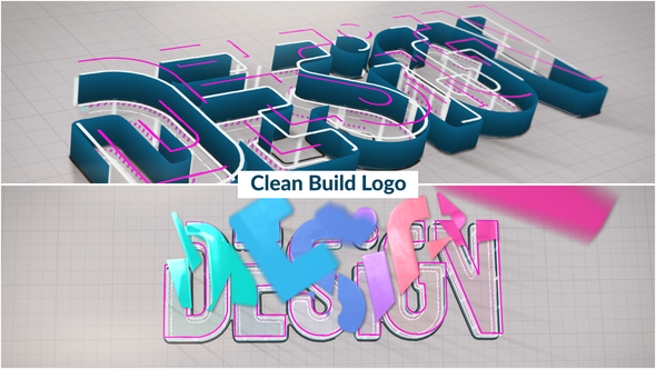 Clean Build Logo Reveal alt