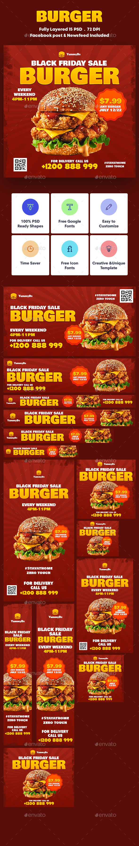 Burger Banners Ad