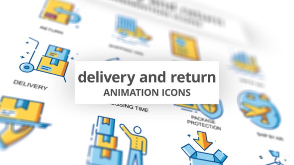 Delivery & Return - Animation Icons alt