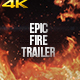 Epic Fire Trailer for Premiere Pro - VideoHive Item for Sale