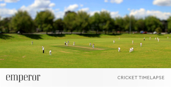 Cricket Match Timelapse