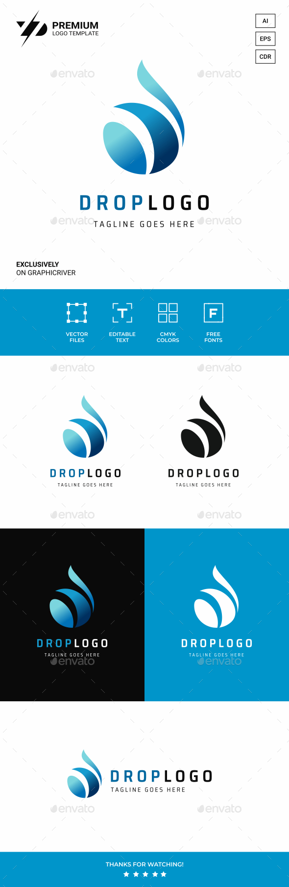 Hydro Logo Templates From Graphicriver