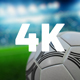 Soccer Ball Stadium 4K Background - VideoHive Item for Sale