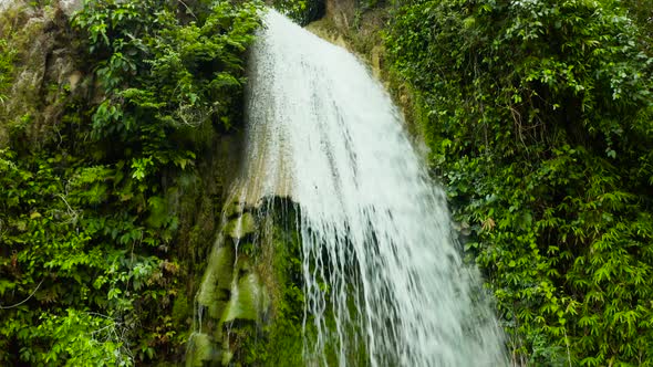 Beautiful Tropical Waterfall Philippines Cebu