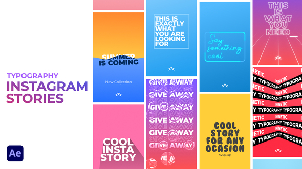 Typography Instagram Stories / Videohive