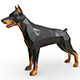 doberman figure - 3DOcean Item for Sale
