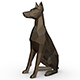 doberman figure - 3DOcean Item for Sale