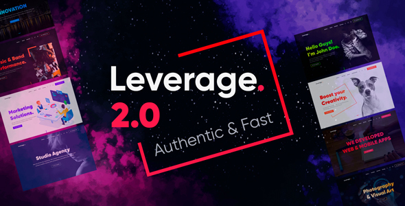 Leverage - Creative Agency & Portfolio WordPress Theme / Themeforest