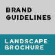 Brand Guidelines Landscape Brochure - GraphicRiver Item for Sale