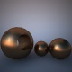 Scratched Bronze Material for Vray - 3DOcean Item for Sale