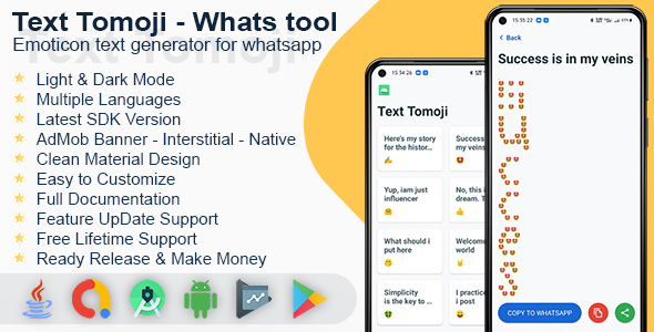 Text Tomoji - Whats tool emoticon text generator for whatsapp