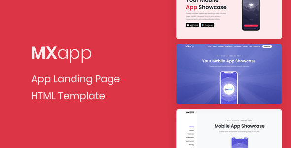 MXapp - App Landing Page / Themeforest