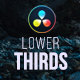 Clean Lower Thirds for DaVinci Resolve - VideoHive Item for Sale