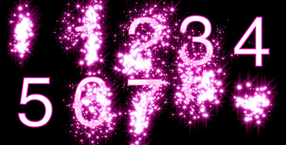 Numbers Revealed By Stars Purple Style