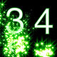 Numbers Revealed by Stars Green Style - VideoHive Item for Sale