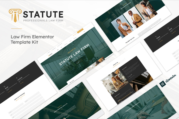 Statute - Law Firm &  Attorney Elementor Template Kit