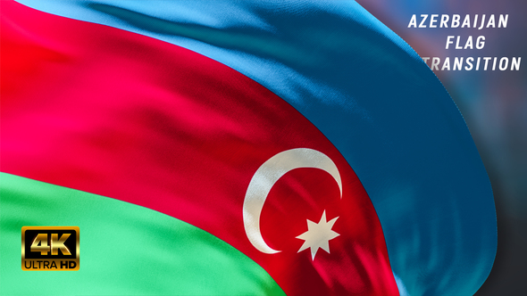 Azerbaijan flag transition