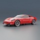 Eterox sportscar concept - 3DOcean Item for Sale