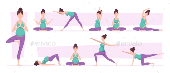 Pregnant Yoga Woman