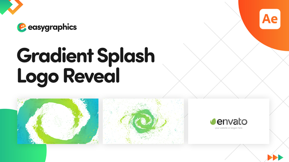 Gradient Splash Logo Reveal