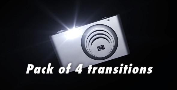 Digital Camera - Pack of 4 transitions