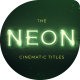 Neon Cinematic Titles - VideoHive Item for Sale