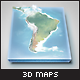 Realistic South America Map - Layered - GraphicRiver Item for Sale