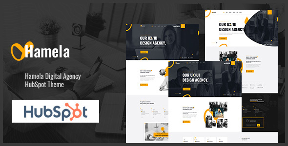 Hamela - Digital Agency Services HubSpot Theme / Themeforest