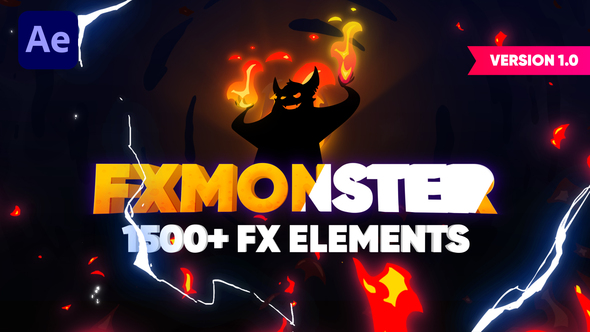 FX MONSTER - Premium Pack [1500+ 2D FX Elements] / Videohive