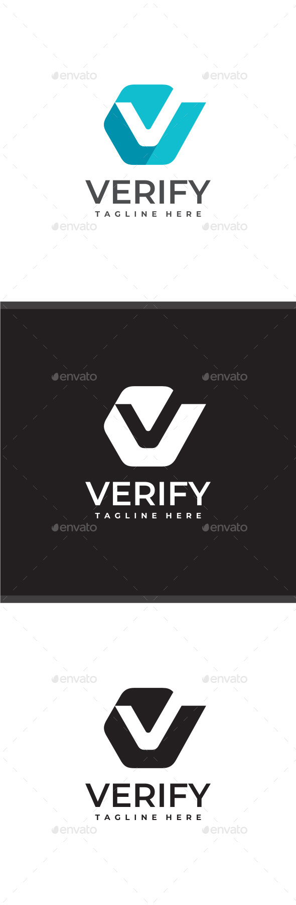 Verify - Letter V Logo