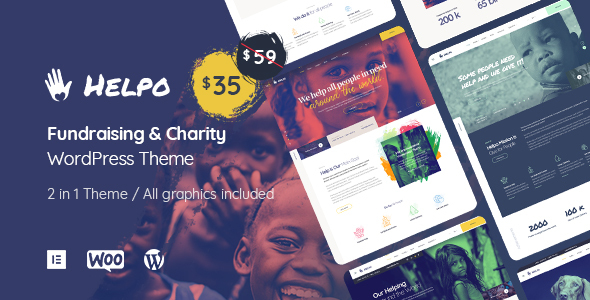 Helpo | Fundraising & Charity WordPress Theme / Themeforest