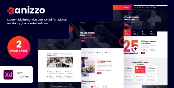 Banizzo - Digital Agency XD Template