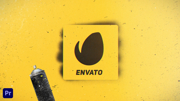 Spray Paint Logo Reveal | For Premiere Pro / Videohive