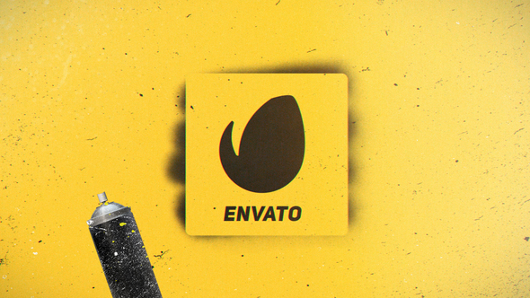 Spray Paint Logo Reveal alt