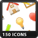 150 Web & Software Icons - GraphicRiver Item for Sale