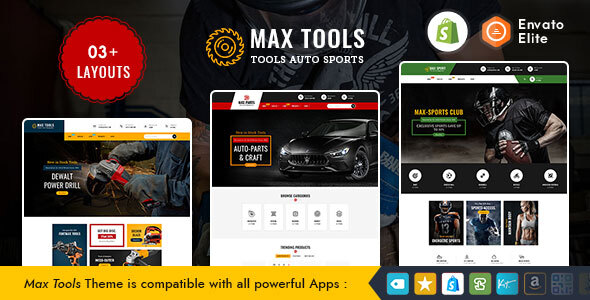 Max Tools - Shopify Multi-Purpose Responsive Theme / Themeforest