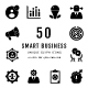 Smart Business Unique Glyph Icons - GraphicRiver Item for Sale