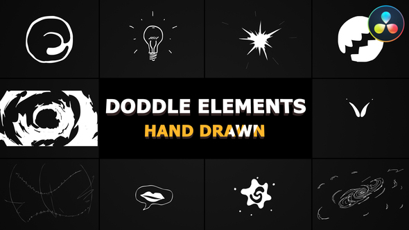 Flash FX Doodle Elements | DaVinci Resolve