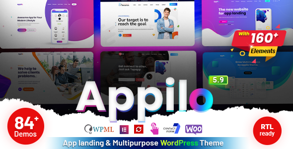 app landing page / Themeforest