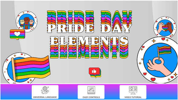 Pride Day Elements