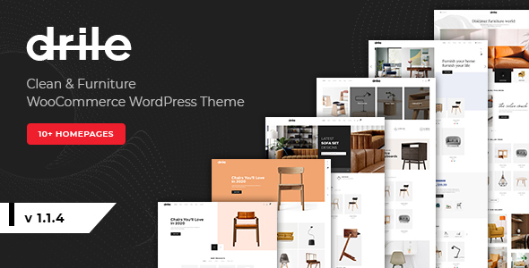 Тема WordPress Drile - Furniture WooCommerce WordPress Theme