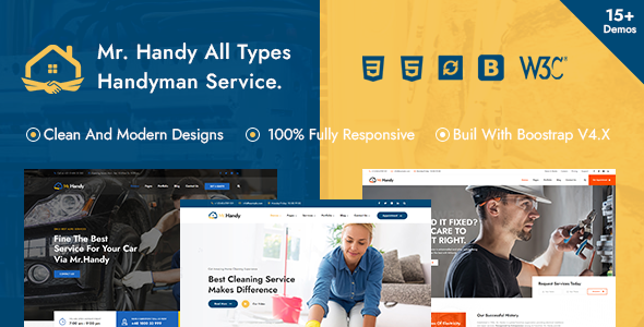 MrHandy – Handyman Multi-Services HTML Template / Themeforest