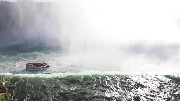 Niagara Falls aerial view from the Canadian side